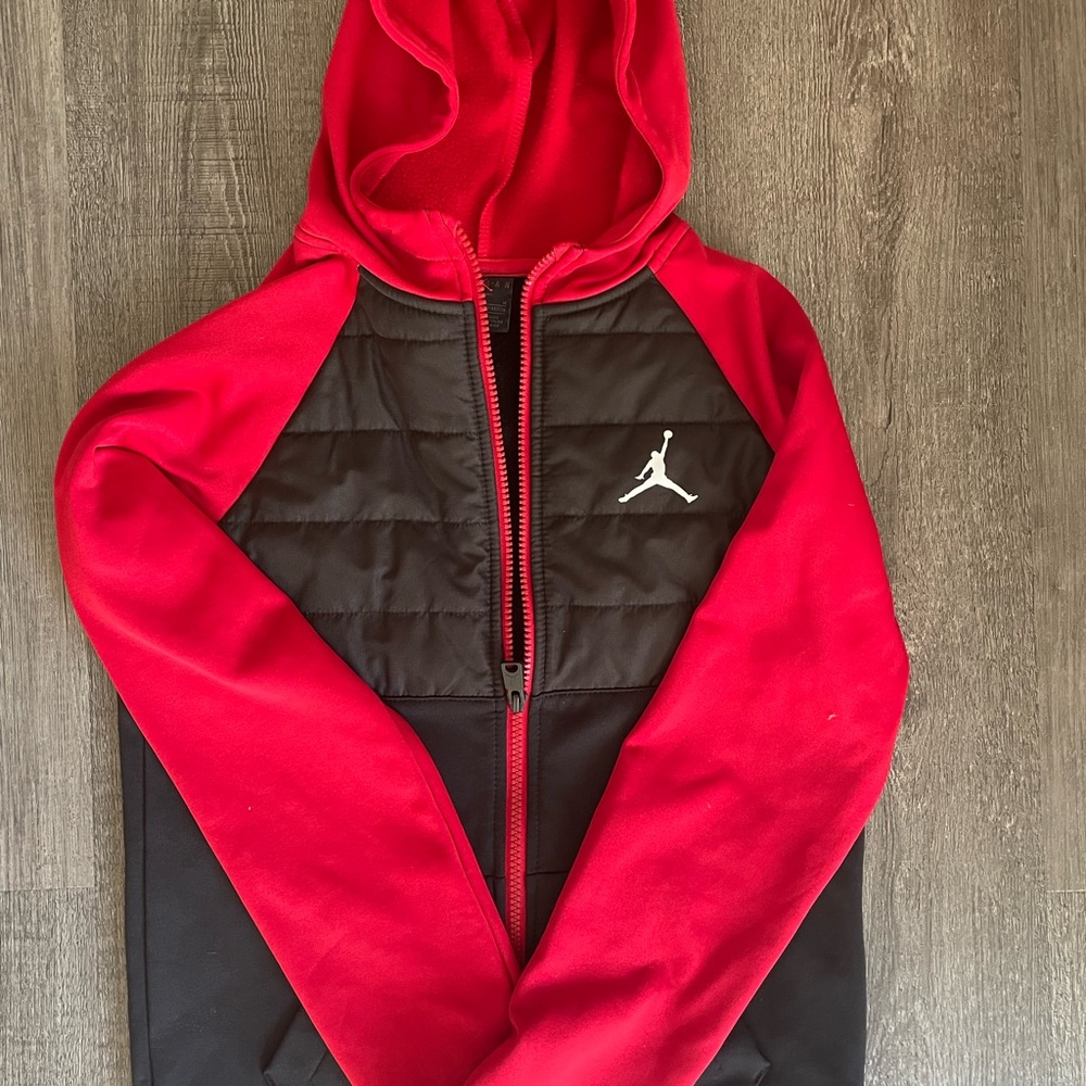Jordan Red and Black Jacket